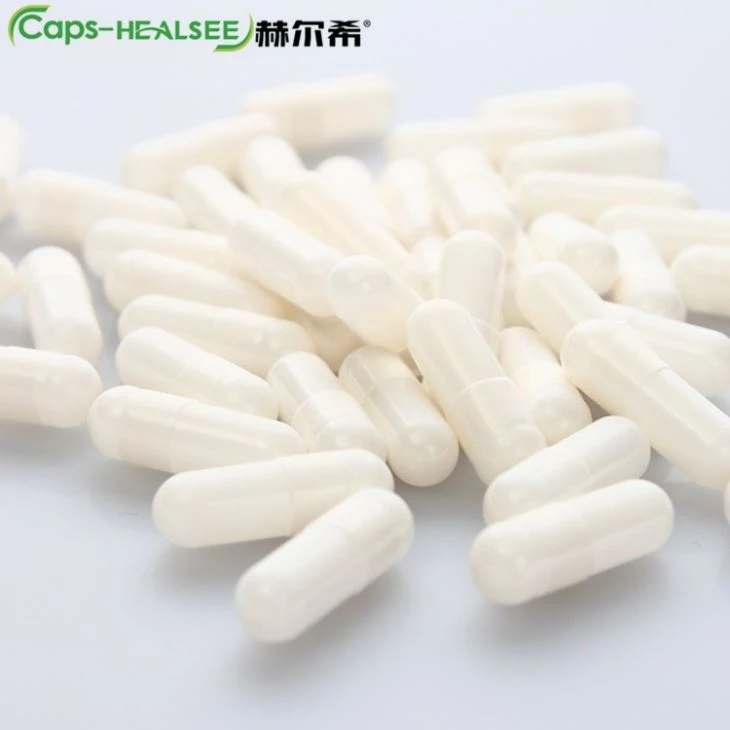 white vegetable capsules